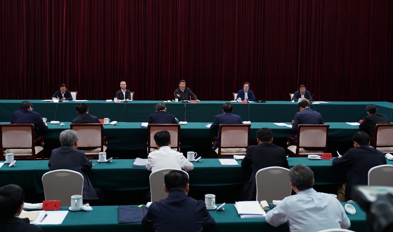2019年5月20日至22日，中共中央總書記、國家主席、中央軍委主席習(xí)近平在江西考察，主持召開推動(dòng)中部地區(qū)崛起工作座談會(huì)并發(fā)表重要講話。新華社記者 謝環(huán)馳 攝 